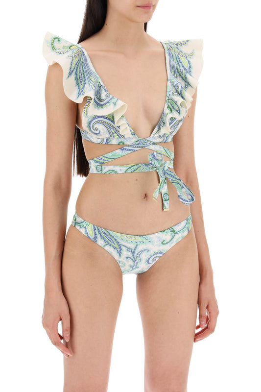 Zimmermann "ottie wrap ruffle bikini set Beachwear & underwear Zimmermann