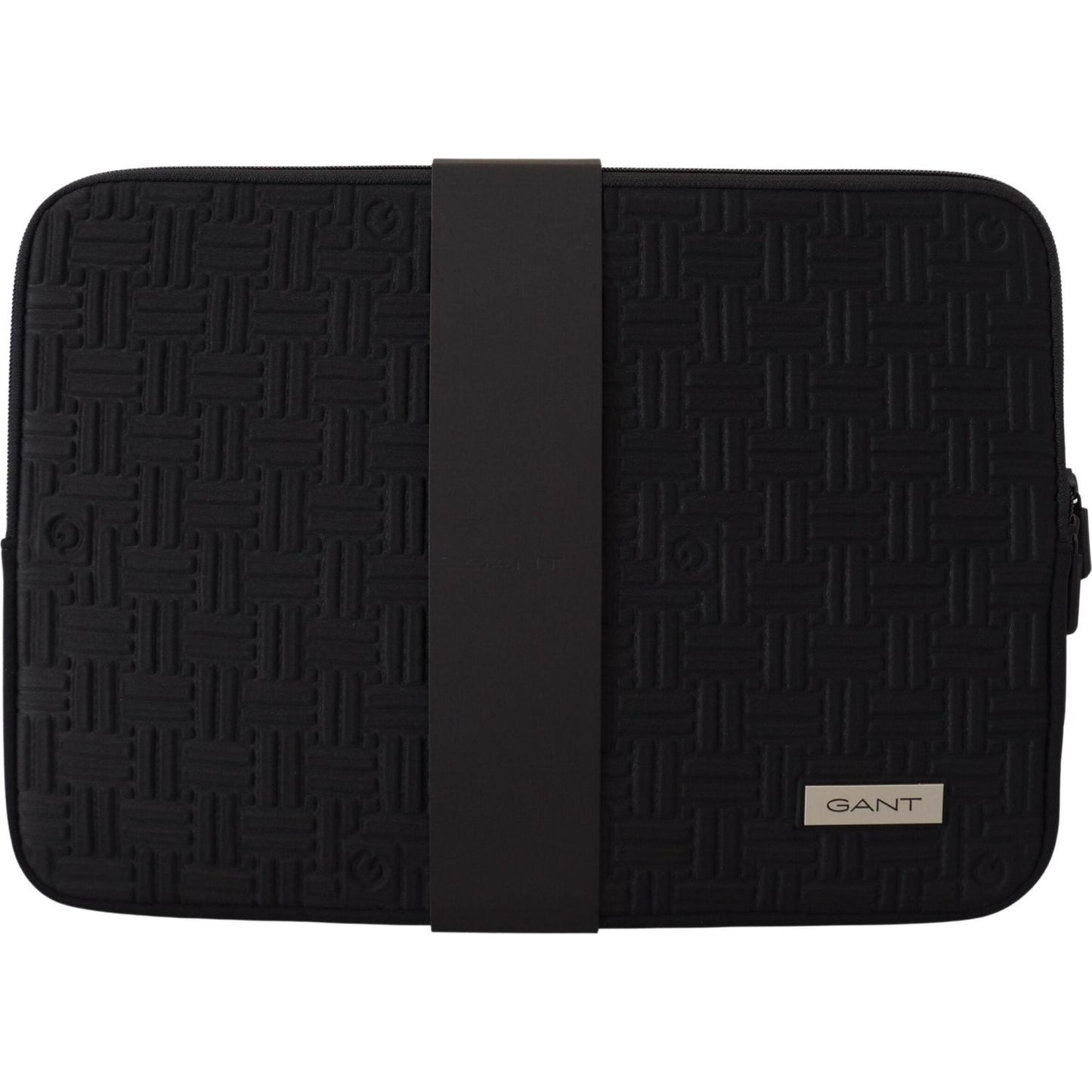 Gant Black Padded Pouch Bag Zipper Cover Sleeve Case