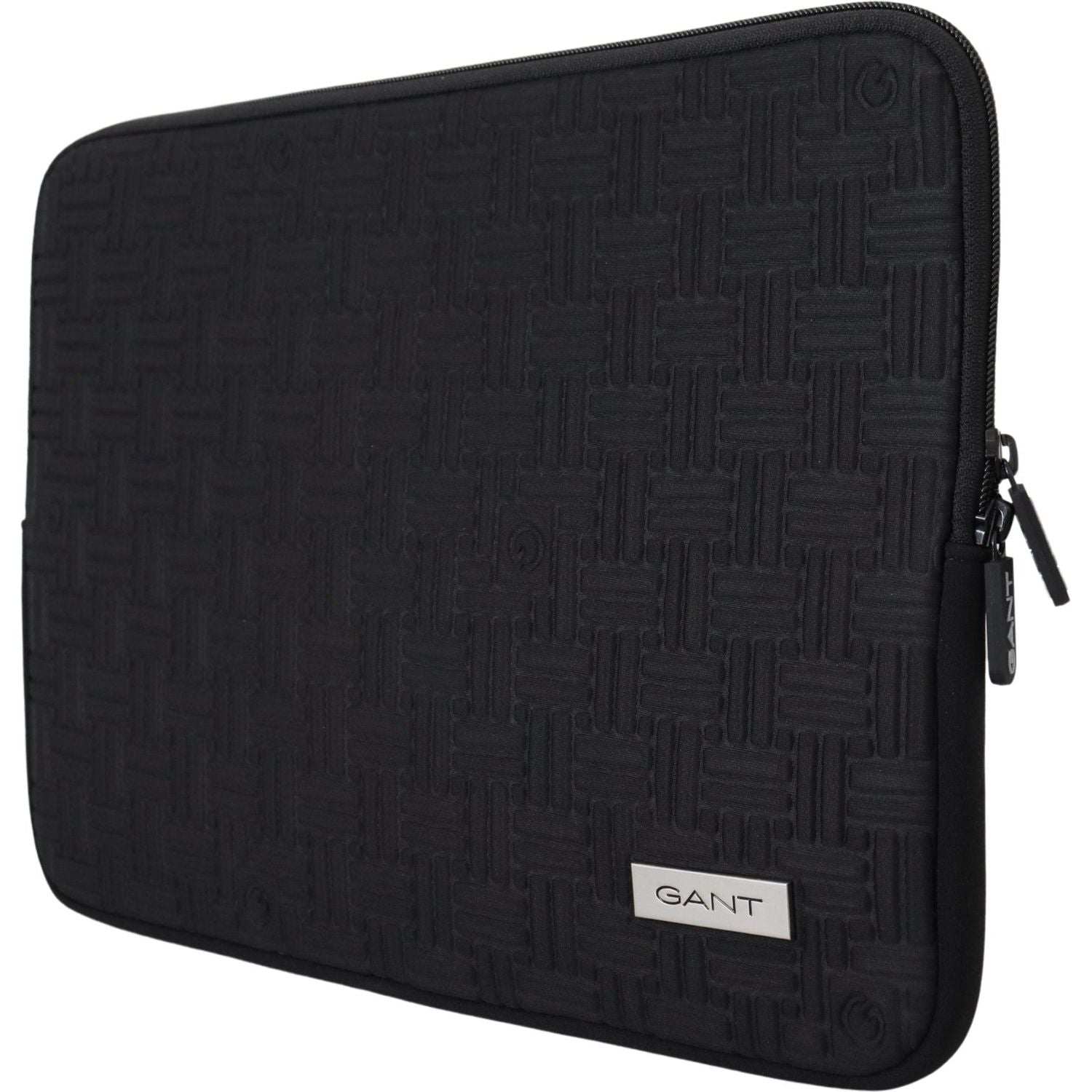 Gant Black Padded Pouch Bag Zipper Cover Sleeve Case