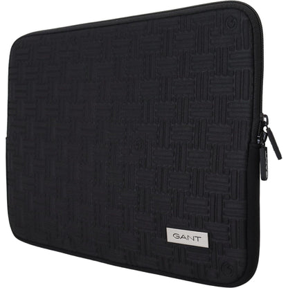 Gant Black Padded Pouch Bag Zipper Cover Sleeve Case