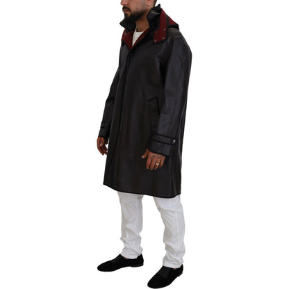 Dolce & Gabbana Black Trench Hooded Parka Cotton Jacket 1728,67345645728,Black,Clothing,Dolce & Gabbana,IT44 | XS,IT46 | S,IT48 | M,IT50 | L,IT54 | XXL,Jackets & Coats - Clothing,Jackets - Men - Clothing,Material: 100% Cotton,Men,Men - Clothing,New with t