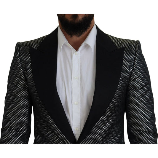 Dolce & Gabbana Elegant Jacquard Single Breasted Blazer Dolce & Gabbana