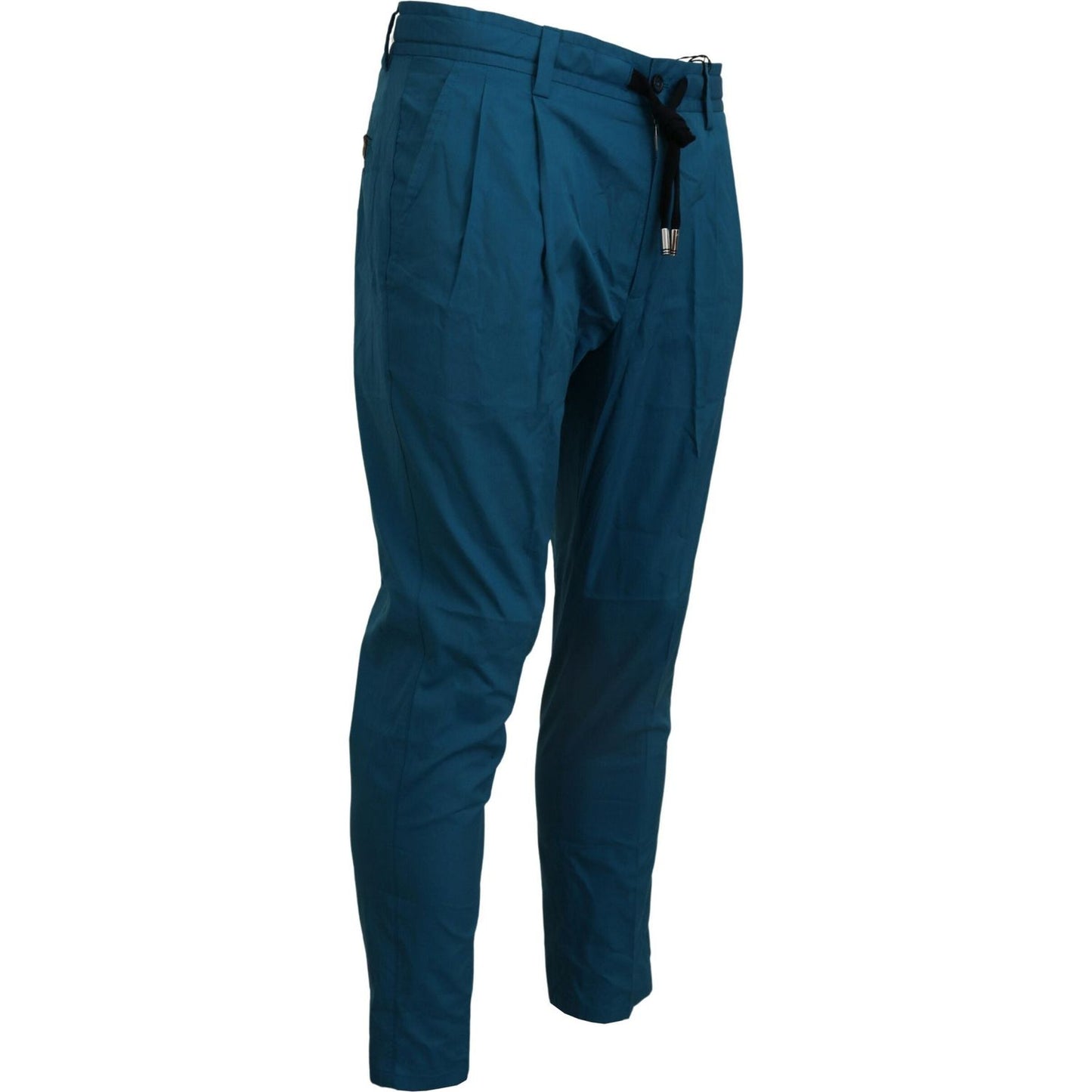 Dolce & Gabbana Casual Blue Chinos Trousers Pants Dolce & Gabbana