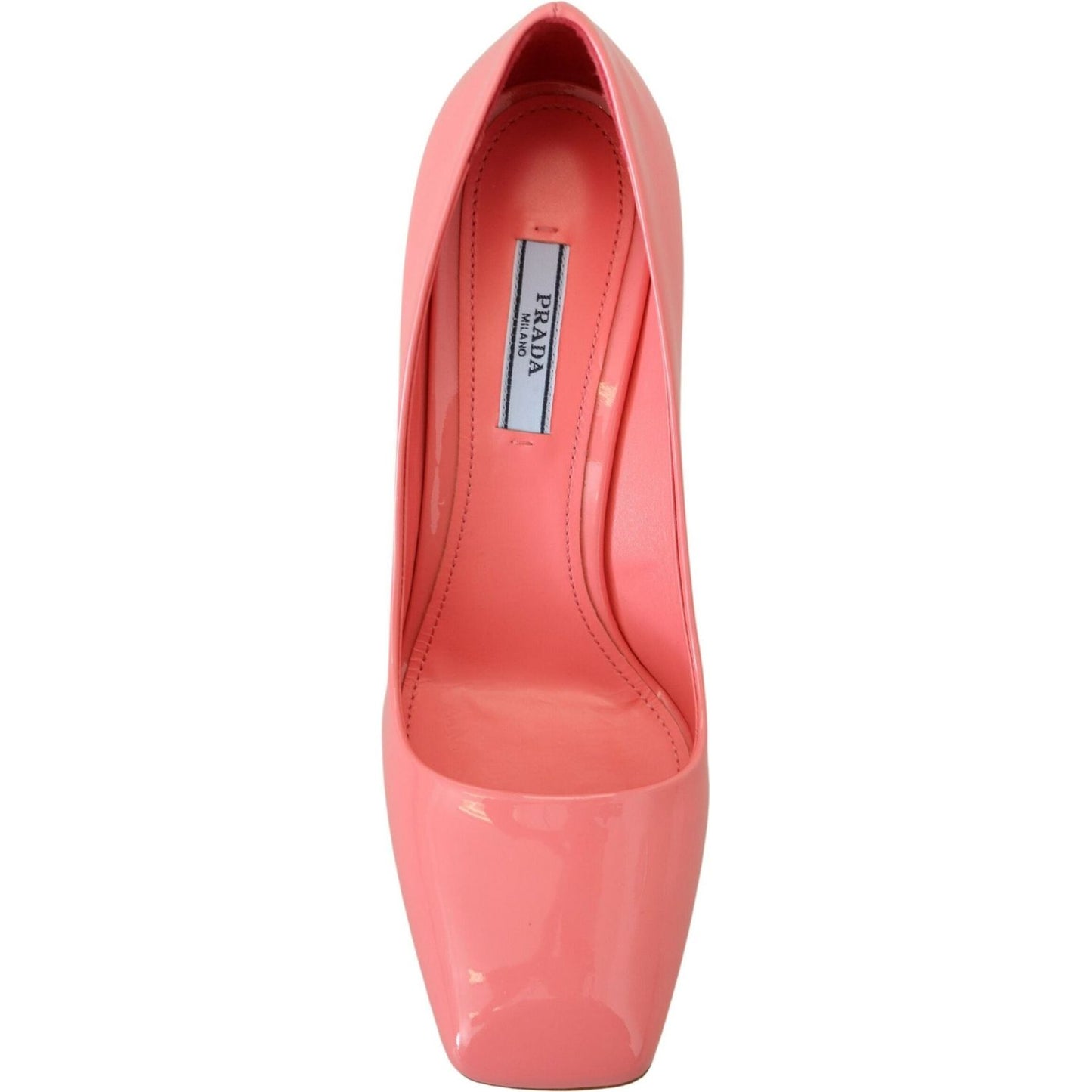 Prada Elegant Square Toe Pink Heels Prada