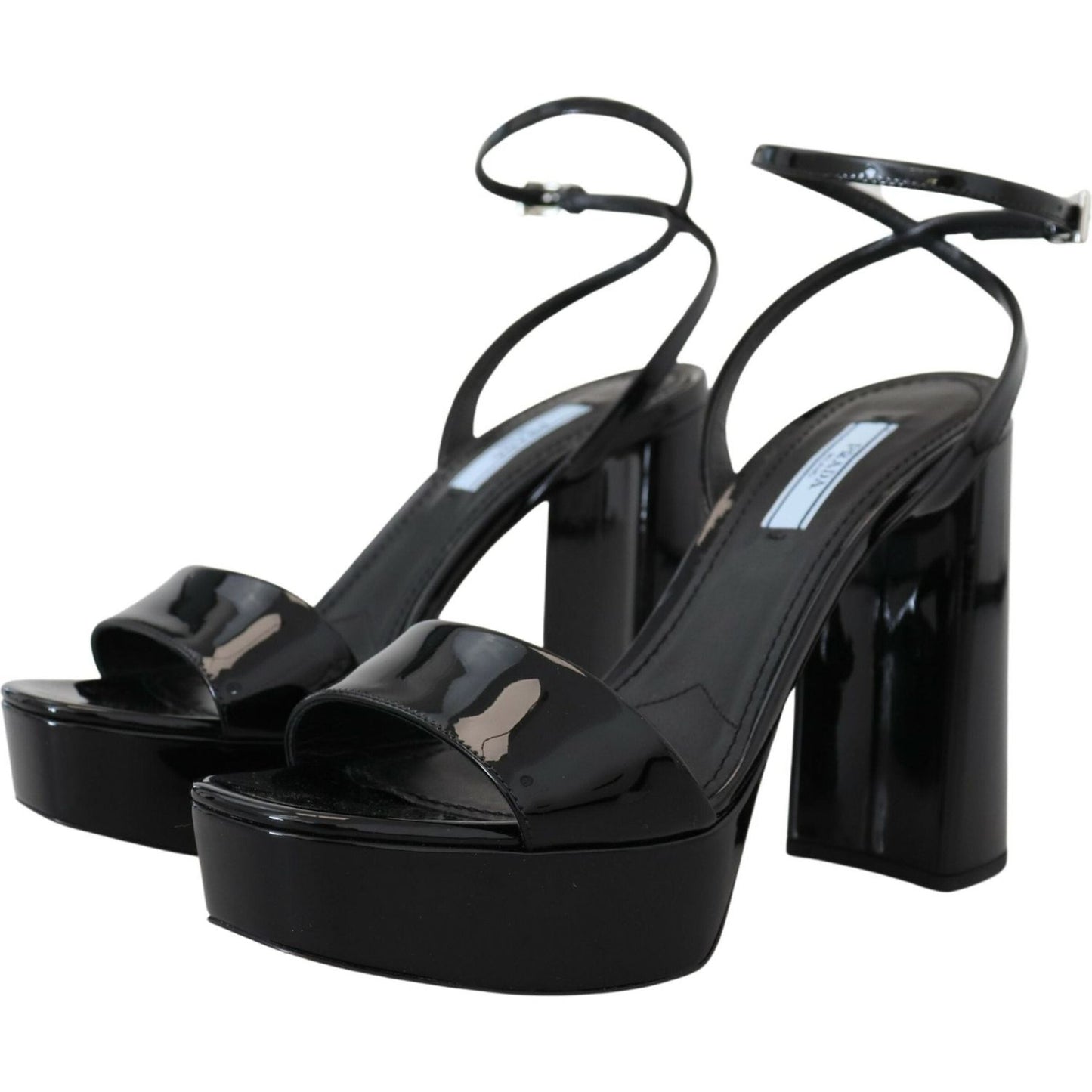 Prada Elevate Your Elegance with Glossy Black Heels Prada