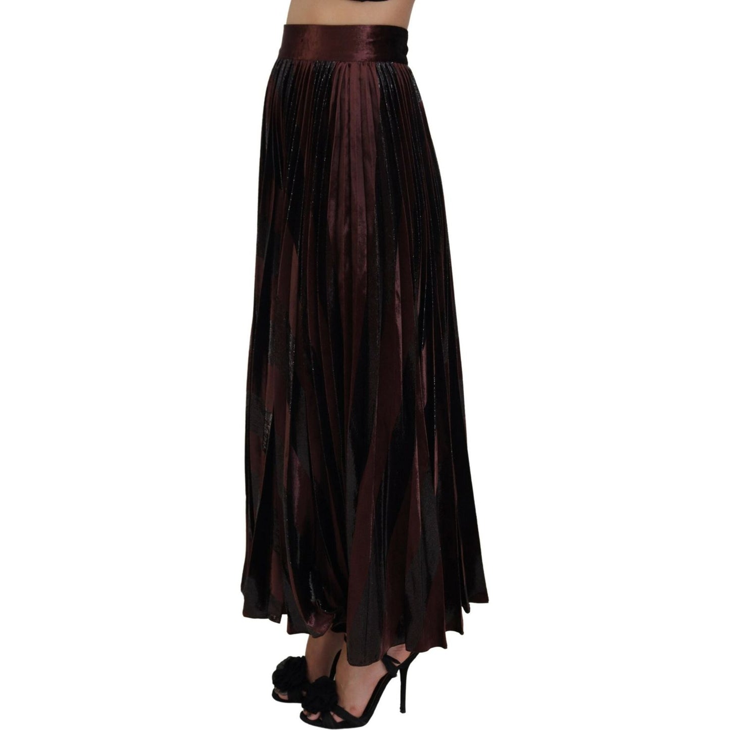 Dolce & Gabbana Elegant High Waist A-Line Maxi Skirt Dolce & Gabbana