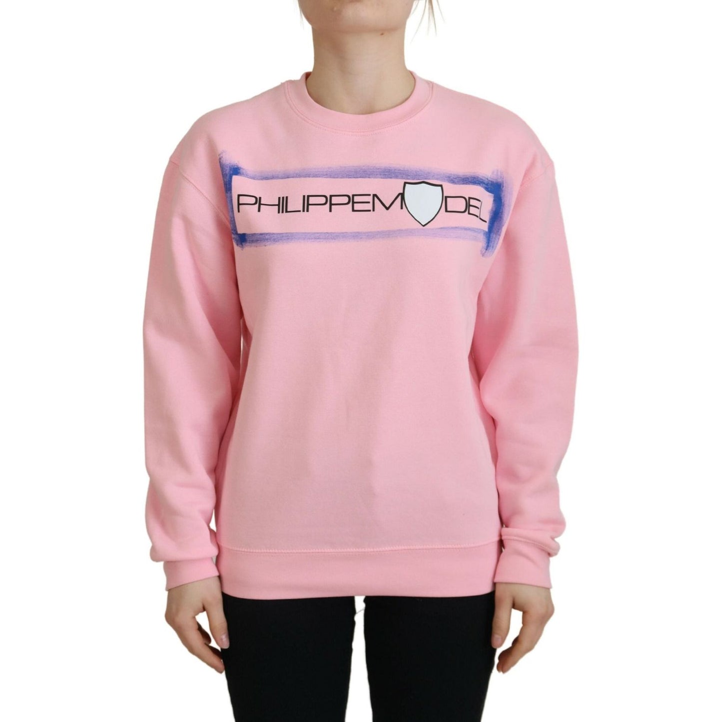 Philippe Model Elegant Pink Long Sleeve Pullover Sweater Philippe Model