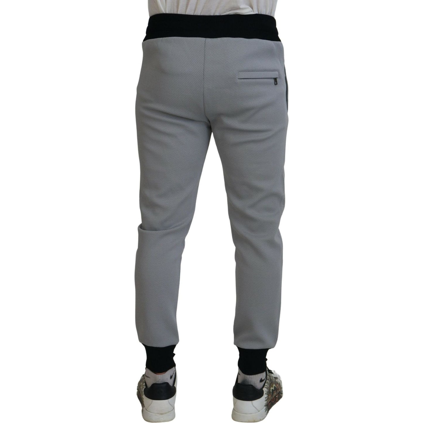 Dolce & Gabbana Elegant Grey Jogger Pants Dolce & Gabbana