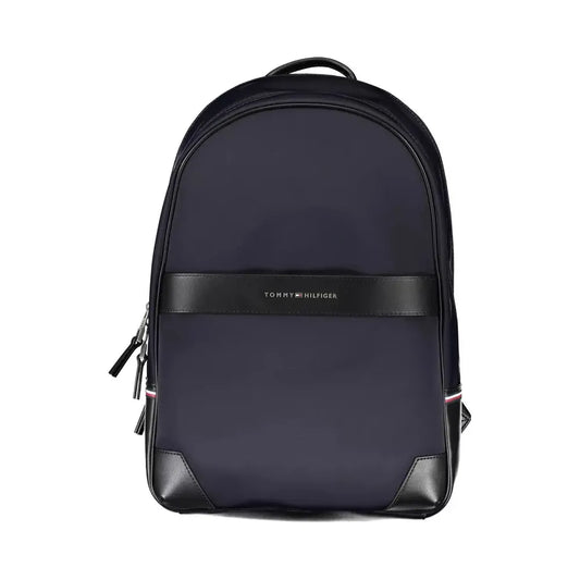 Tommy Hilfiger Blue Polyethylene Men Backpack Tommy Hilfiger