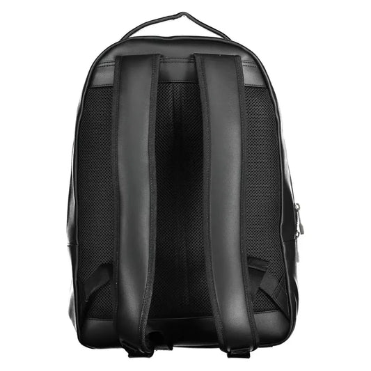 Tommy Hilfiger Black Polyethylene Men Backpack Tommy Hilfiger