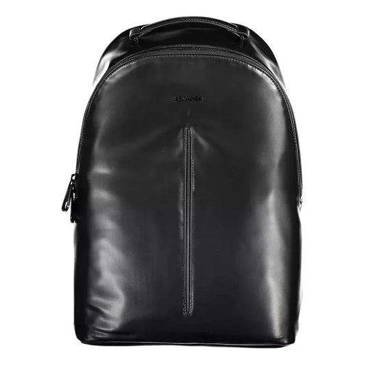 Calvin Klein Black Polyester Men Backpack Calvin Klein