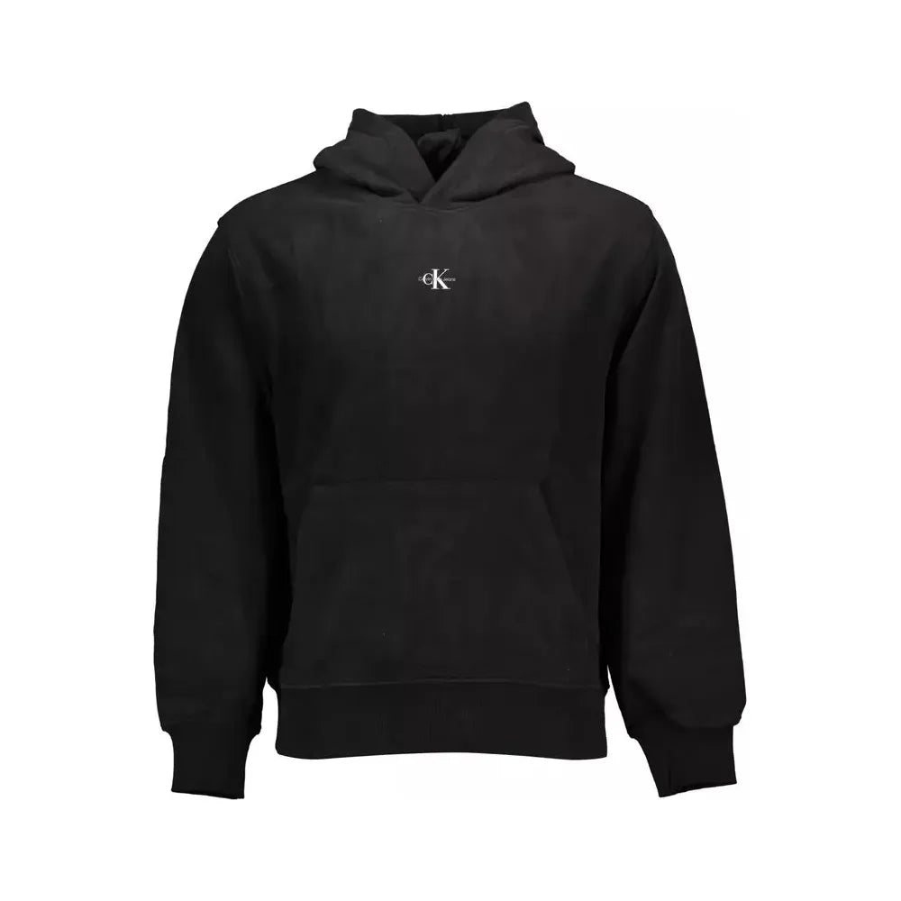 Calvin Klein Black Cotton Men Sweater Calvin Klein