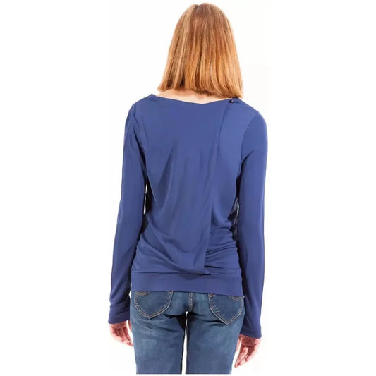 Gant Blue Viscose Women Top Gant