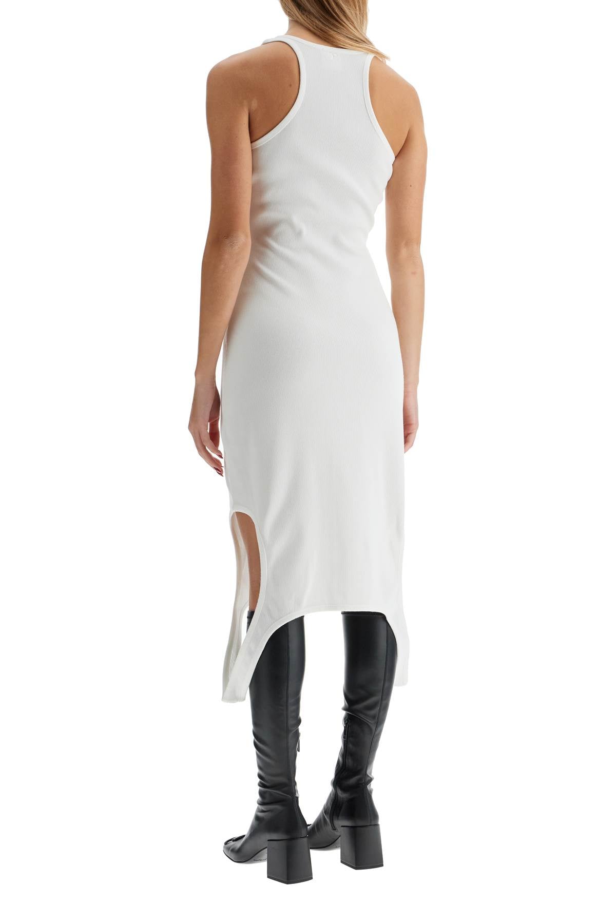 Courreges pleat dress with midi length Dresses Courreges