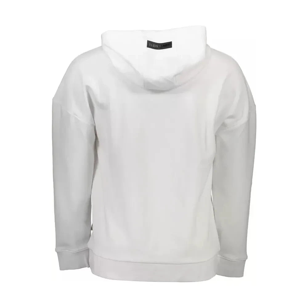 Plein Sport White Cotton Men Sweater Plein Sport