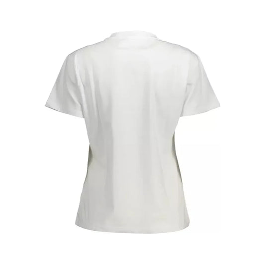 Kocca White Cotton Women T-Shirt Kocca