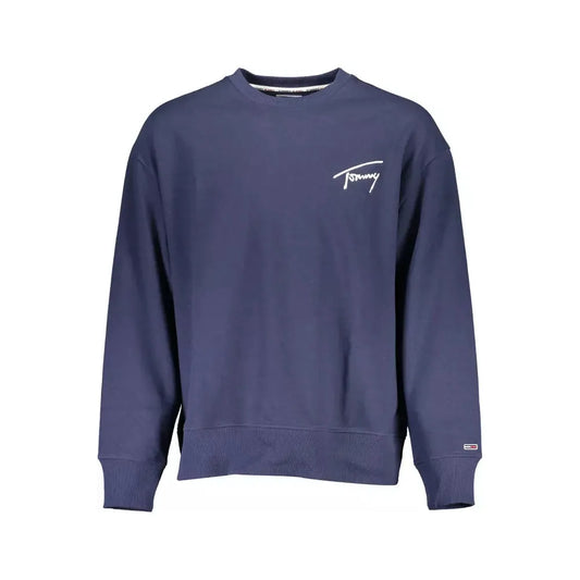 Tommy Hilfiger Blue Cotton Men Sweater Tommy Hilfiger