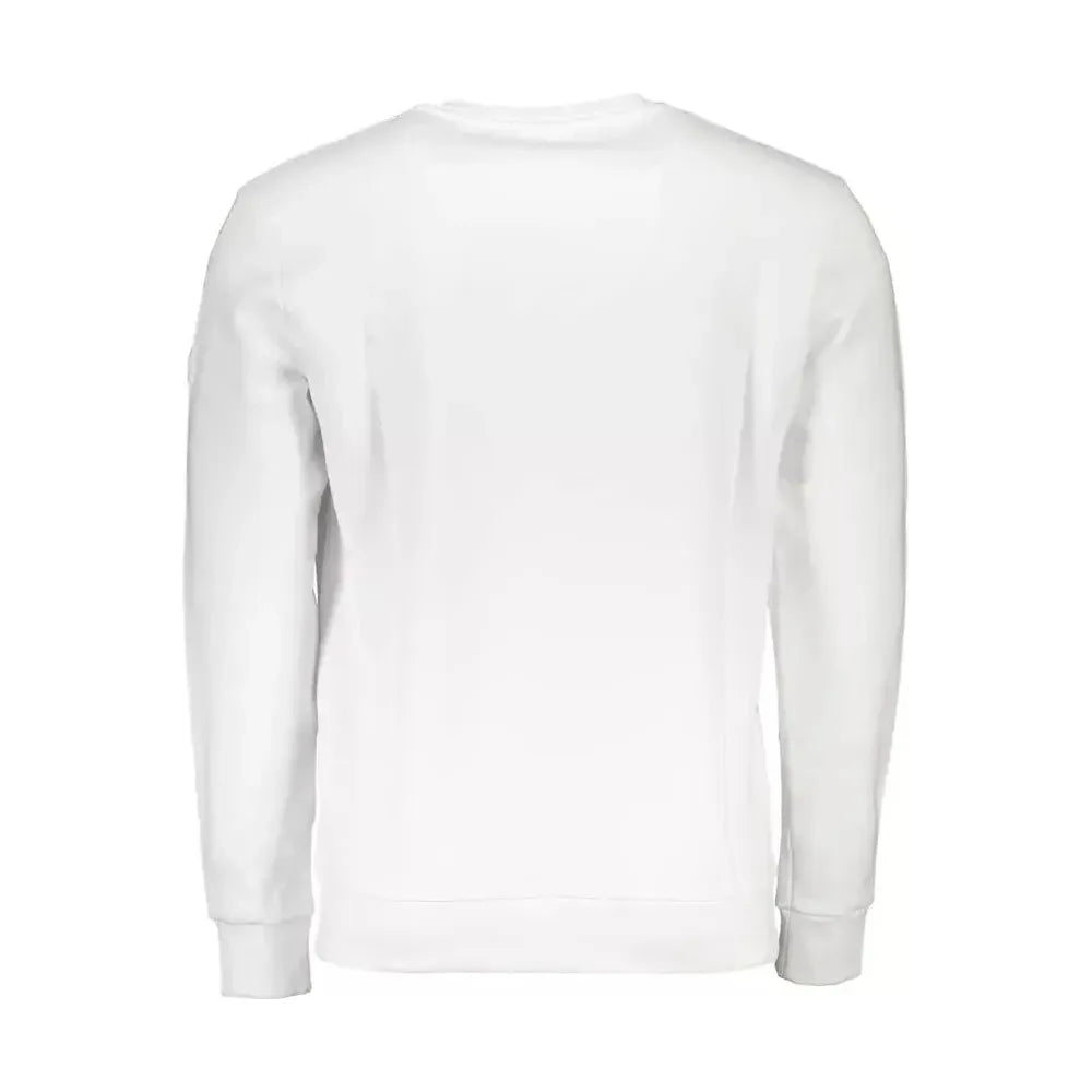 North Sails White Cotton Men Sweater North Sails