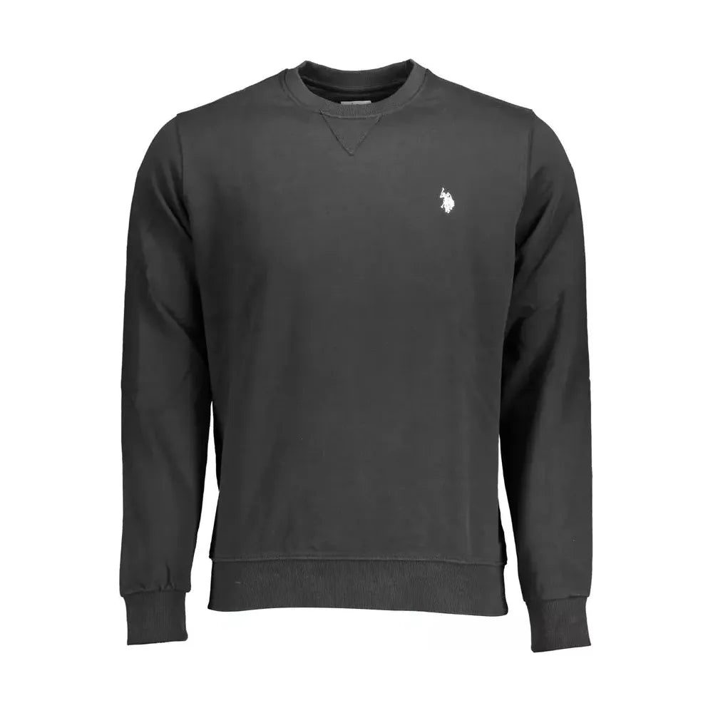 U.S. POLO ASSN. Black Cotton Men Sweater U.S. POLO ASSN.