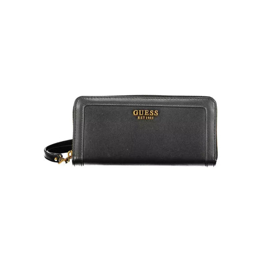 Elegant Multi-Compartment Black Wallet