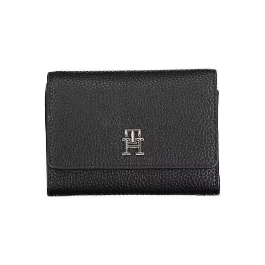 Tommy Hilfiger Black Polyethylene Women Wallet Tommy Hilfiger