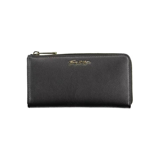 Tommy Hilfiger Black Polyethylene Women Wallet Tommy Hilfiger