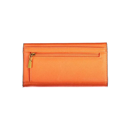 Guess Jeans Orange Polyethylene Women Wallet Guess Jeans