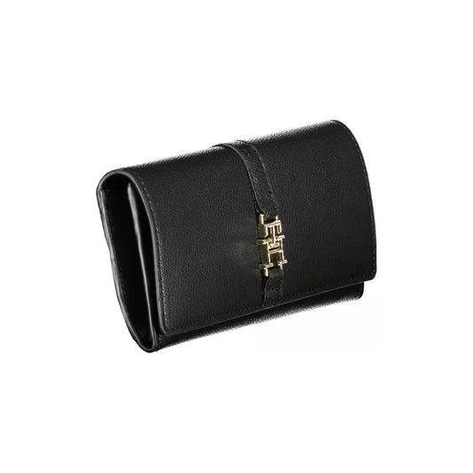 Tommy Hilfiger Black Polyethylene Women Wallet Tommy Hilfiger