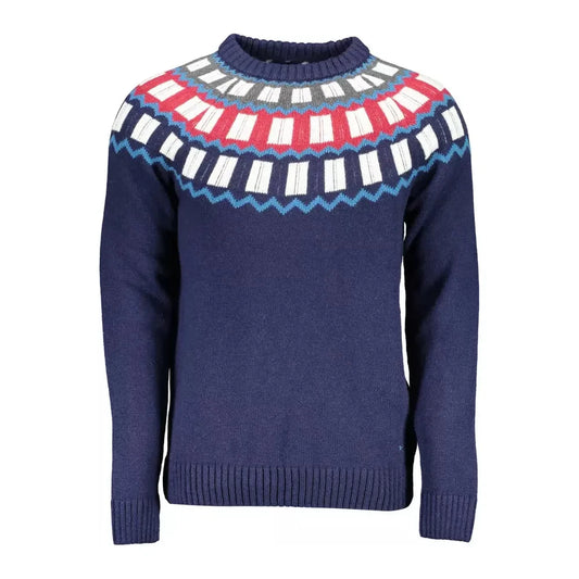 Gant Alpaca Blend Blue Designer Sweater Gant