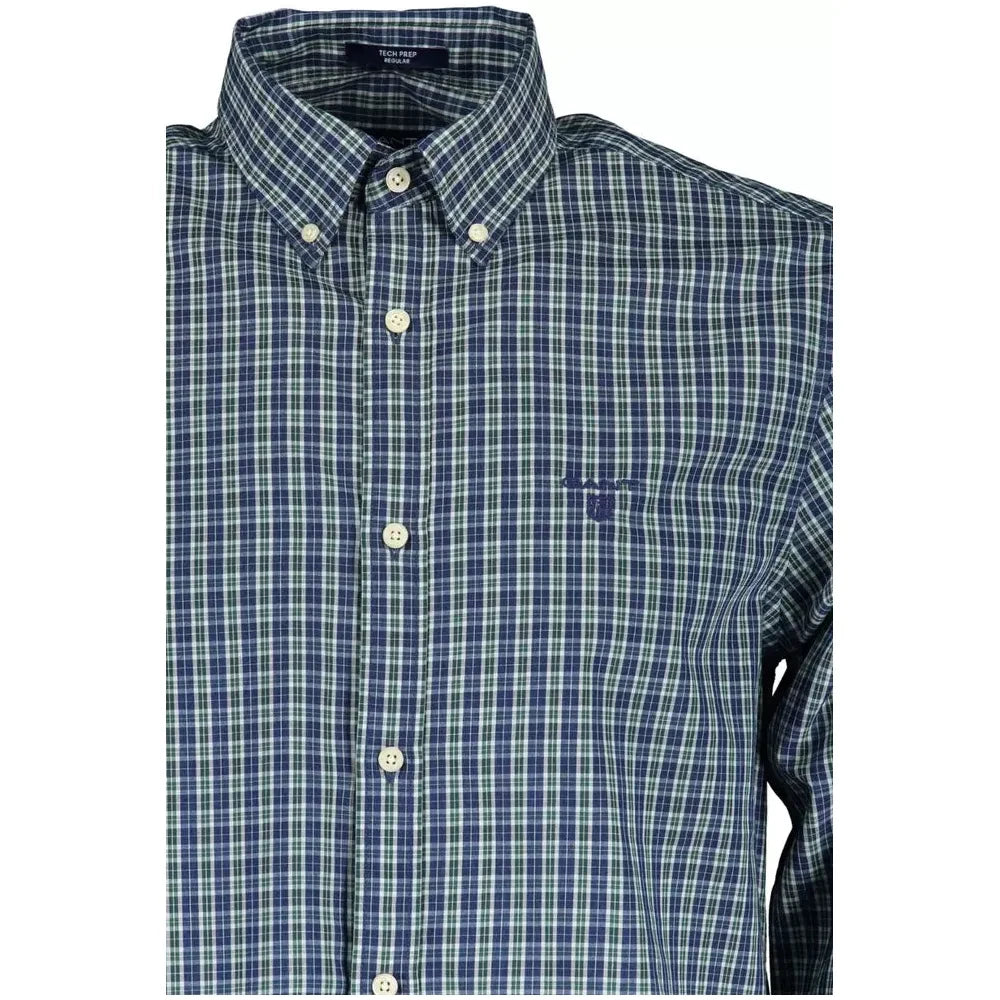 Gant Green Cotton Men Shirt Gant