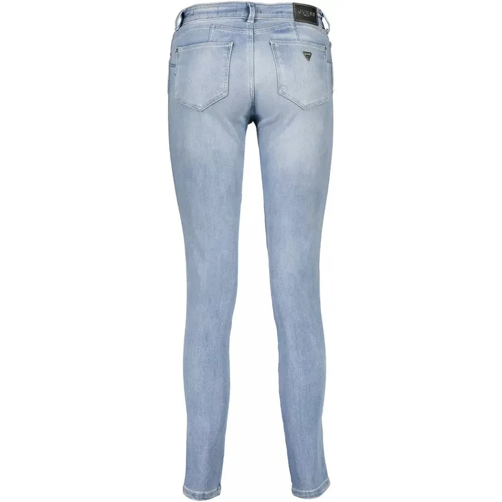 Guess Jeans Light Blue Cotton Women Jeans Guess Jeans