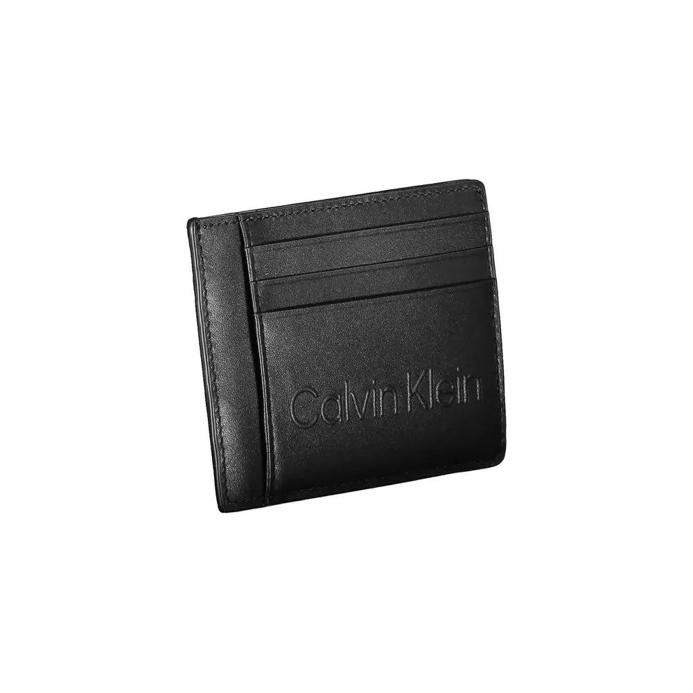 Calvin Klein Black Polyethylene Men Wallet Calvin Klein