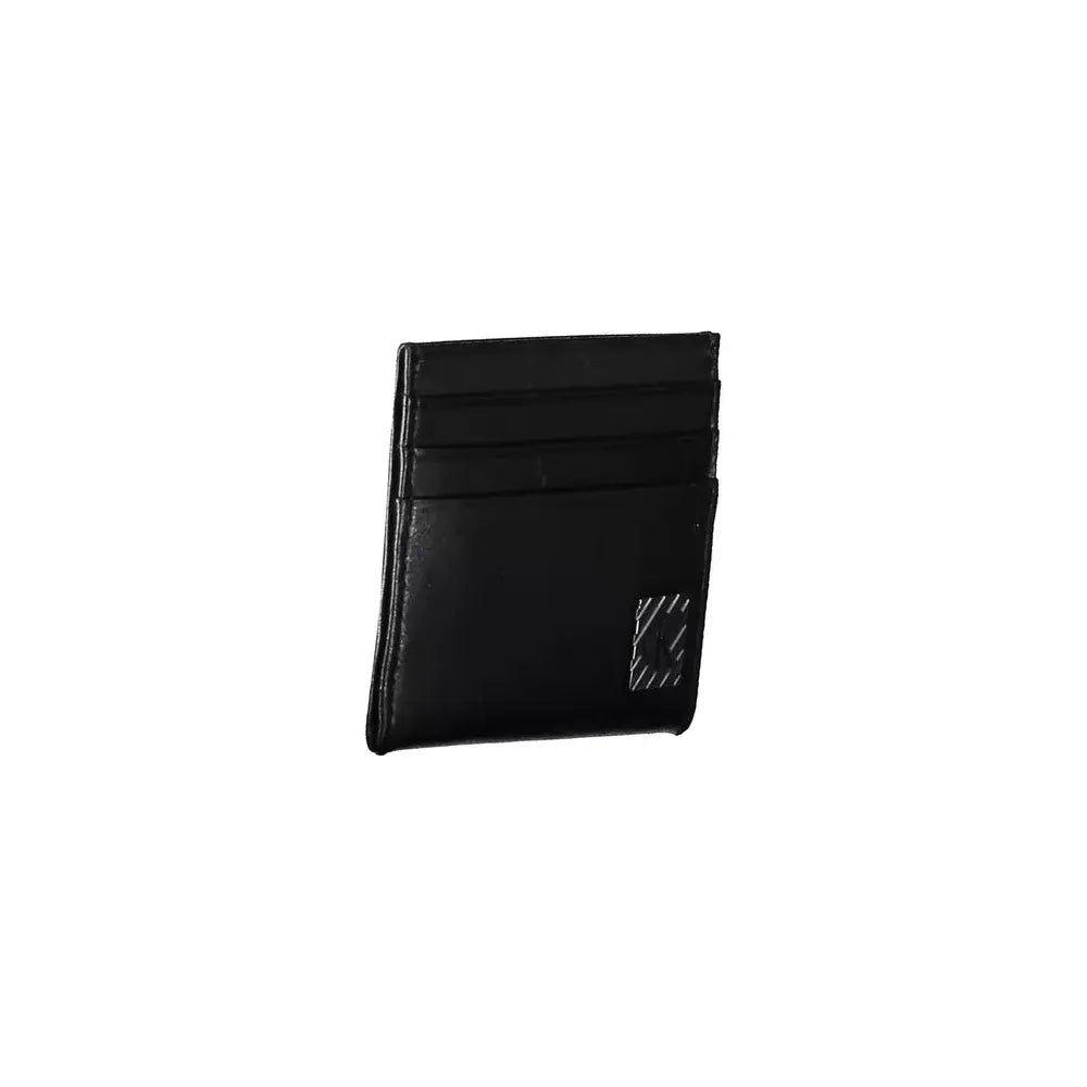 Calvin Klein Black Leather Men Wallet Calvin Klein