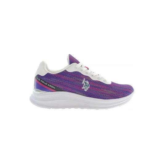 U.S. POLO ASSN. Elegant Purple Lace-up Sneakers U.S. POLO ASSN.