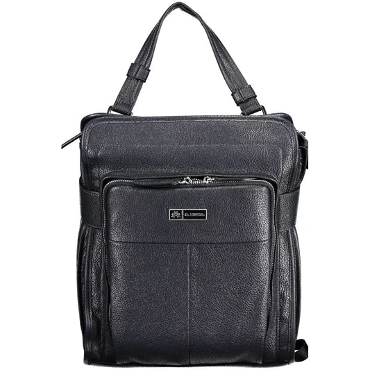 La Martina Chic Blue Urban Backpack with Laptop Sleeve La Martina