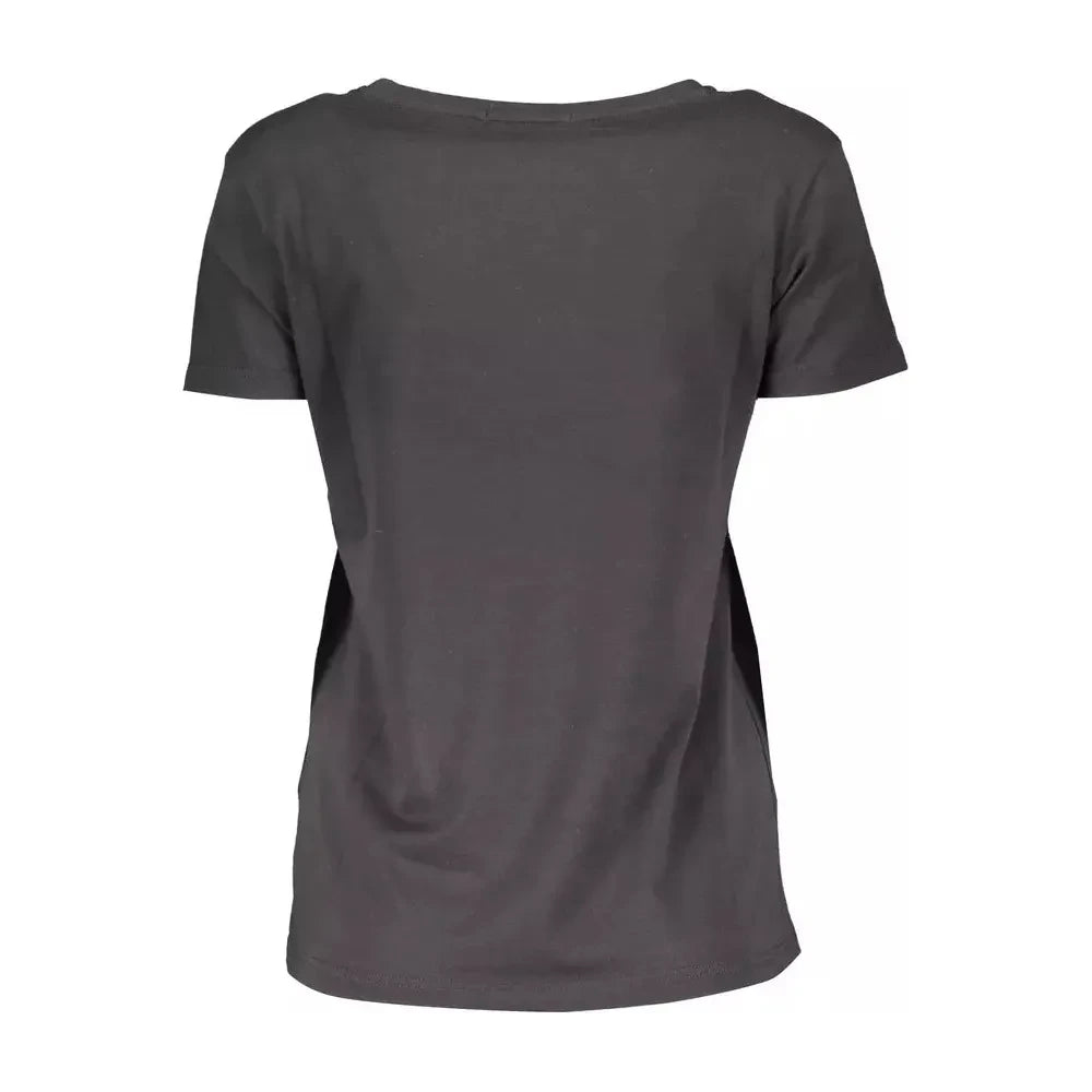 Scervino Street Black Cotton Women Top