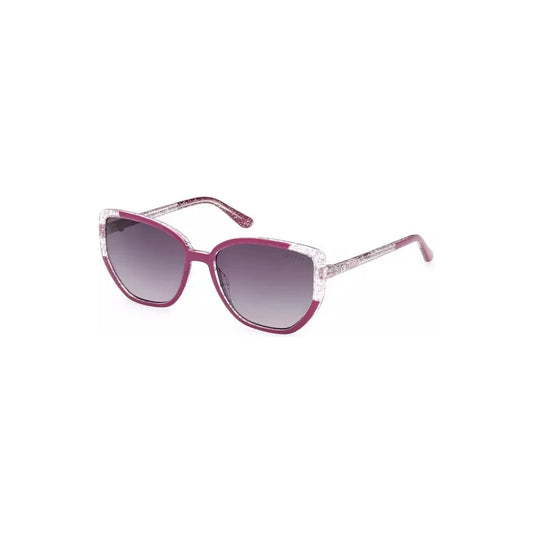 Guess Jeans Chic Purple Square Frame Sunglasses Guess Jeans