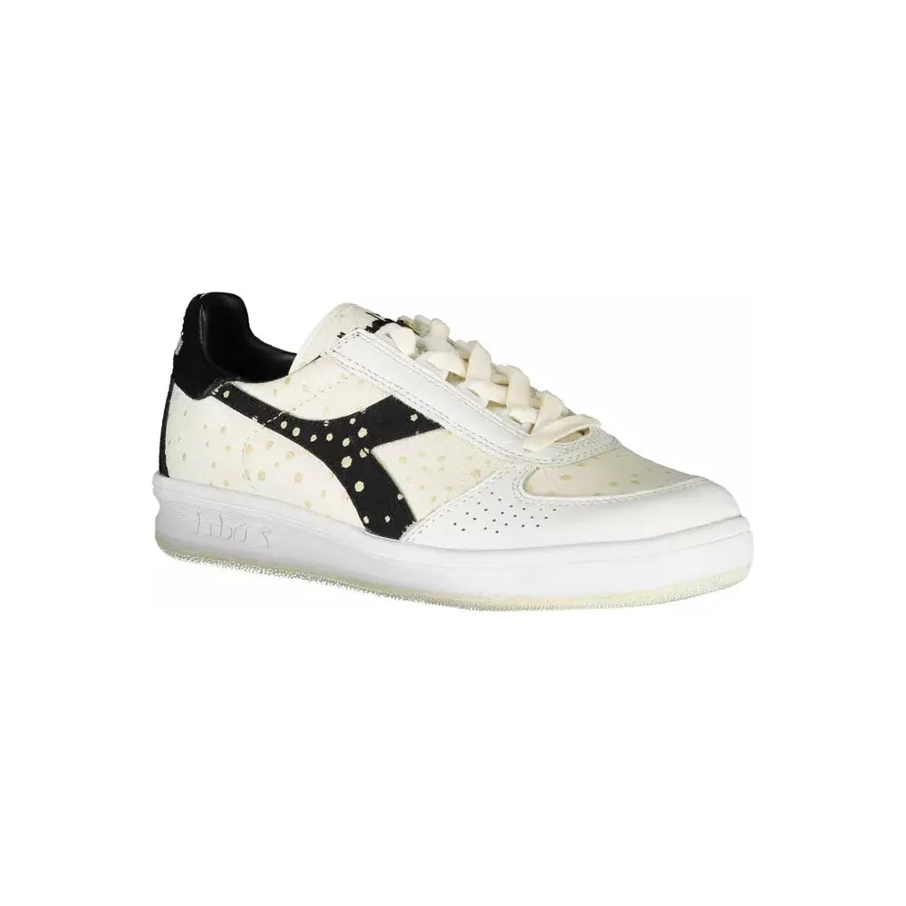 Diadora White Leather Women Sneaker Diadora