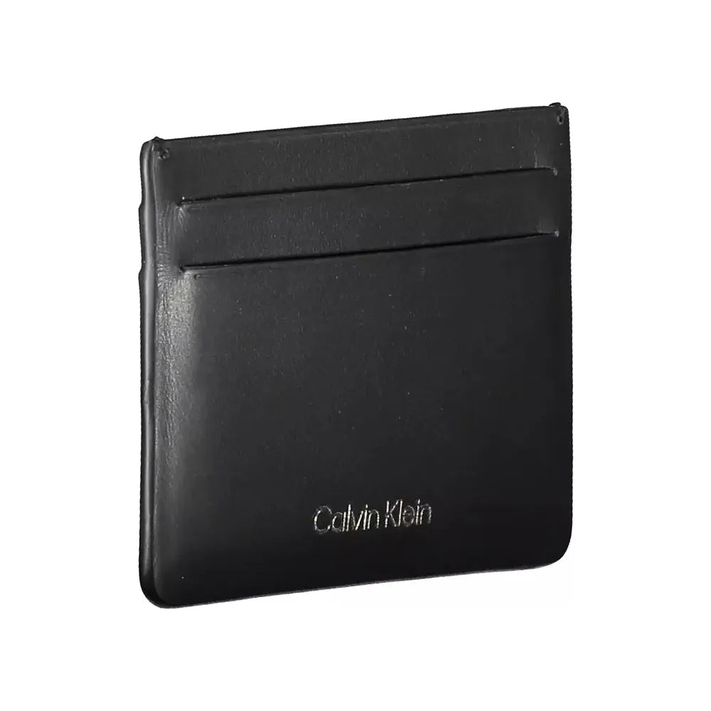 Calvin Klein Black Leather Mens Wallet Calvin Klein