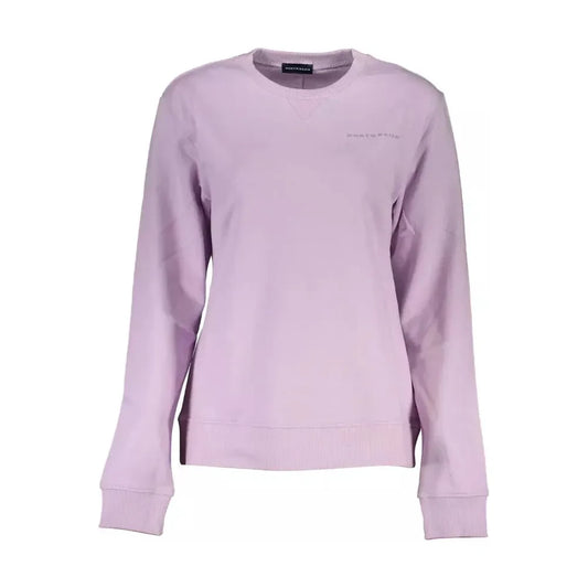 North Sails Chic Purple Organic Cotton Sweatshirt North Sails