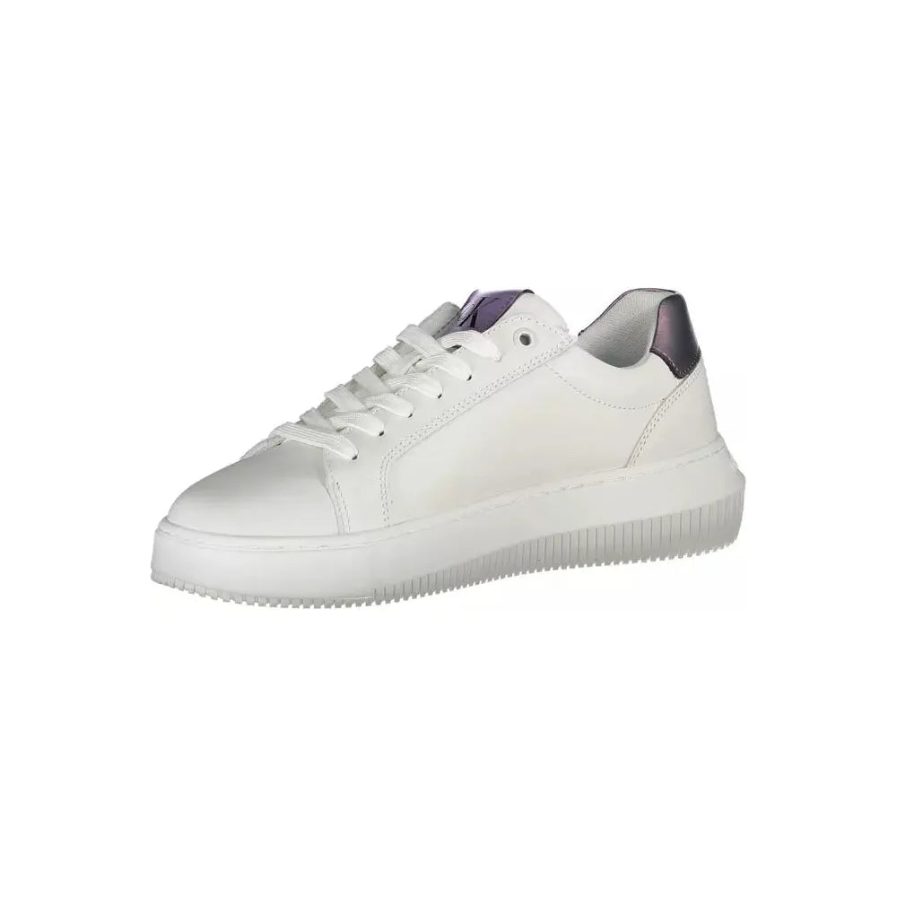 Calvin Klein White Leather Women Sneaker Calvin Klein