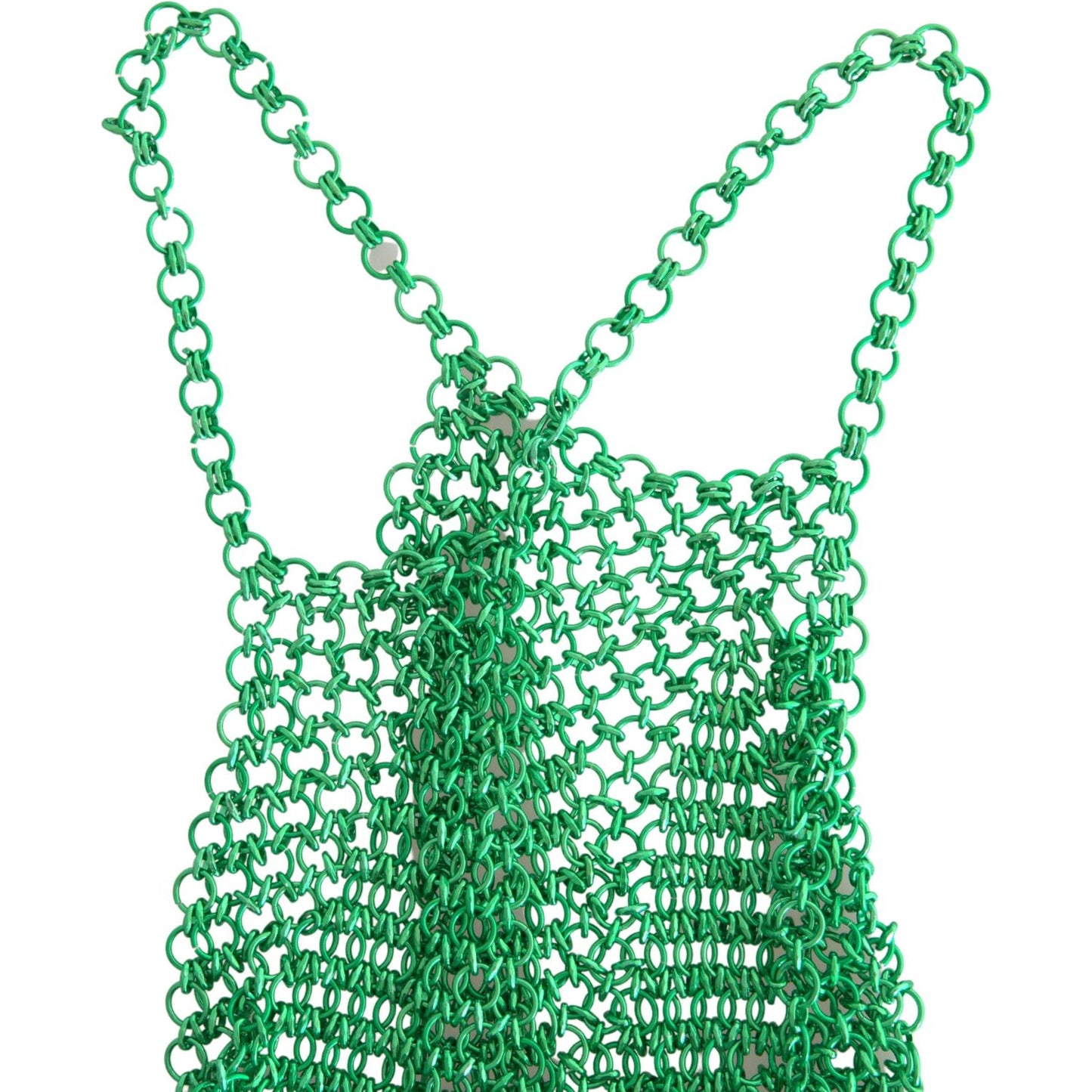 Dolce & Gabbana Emerald Halter Cropped Tank Top Dolce & Gabbana