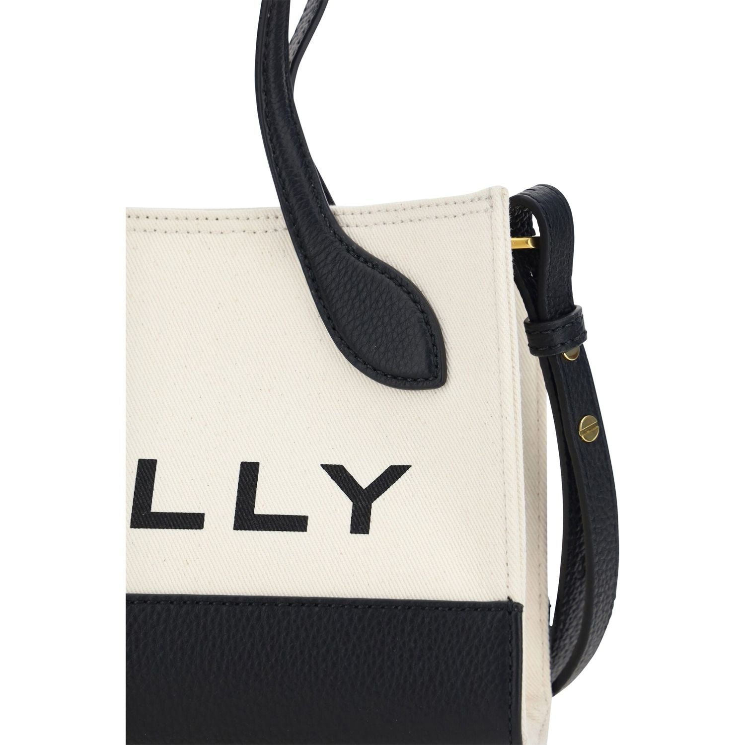 حقيبة يد صغيرة من الجلد بلون متباين من Bally Chic