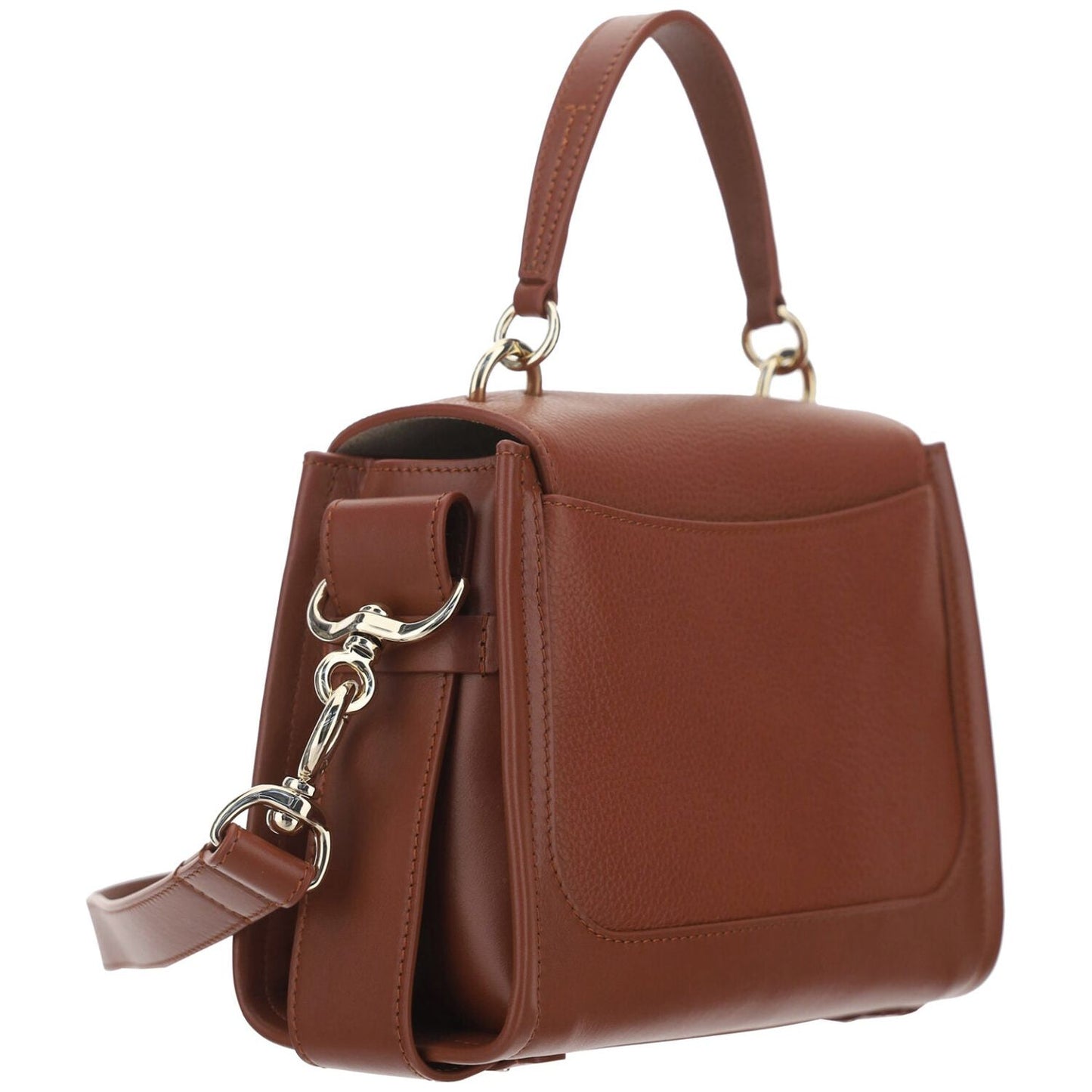 Chloé Brown Calf Leather Tess Handbag 1728,67466920096,Bags,Brown,Chloé,Handbags - Bags,Handbags - Women - Bags,New with tags,Shoulder Bags - Women - Bags,Women,Women - Bags