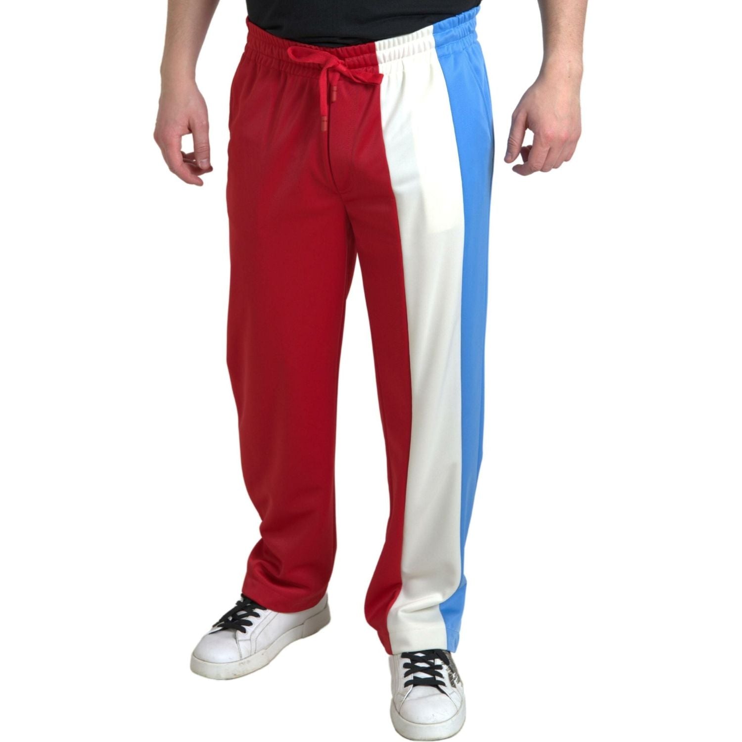 Dolce & Gabbana Multicolor Polyester Men Sweatpants Pants