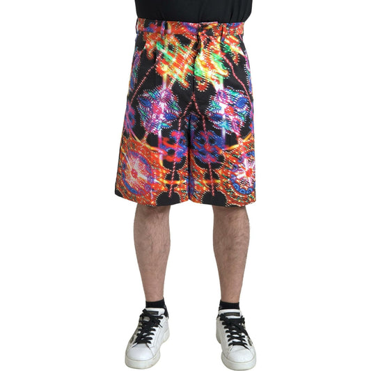 Dolce & Gabbana Multicolor Printed Bermuda Shorts Dolce & Gabbana