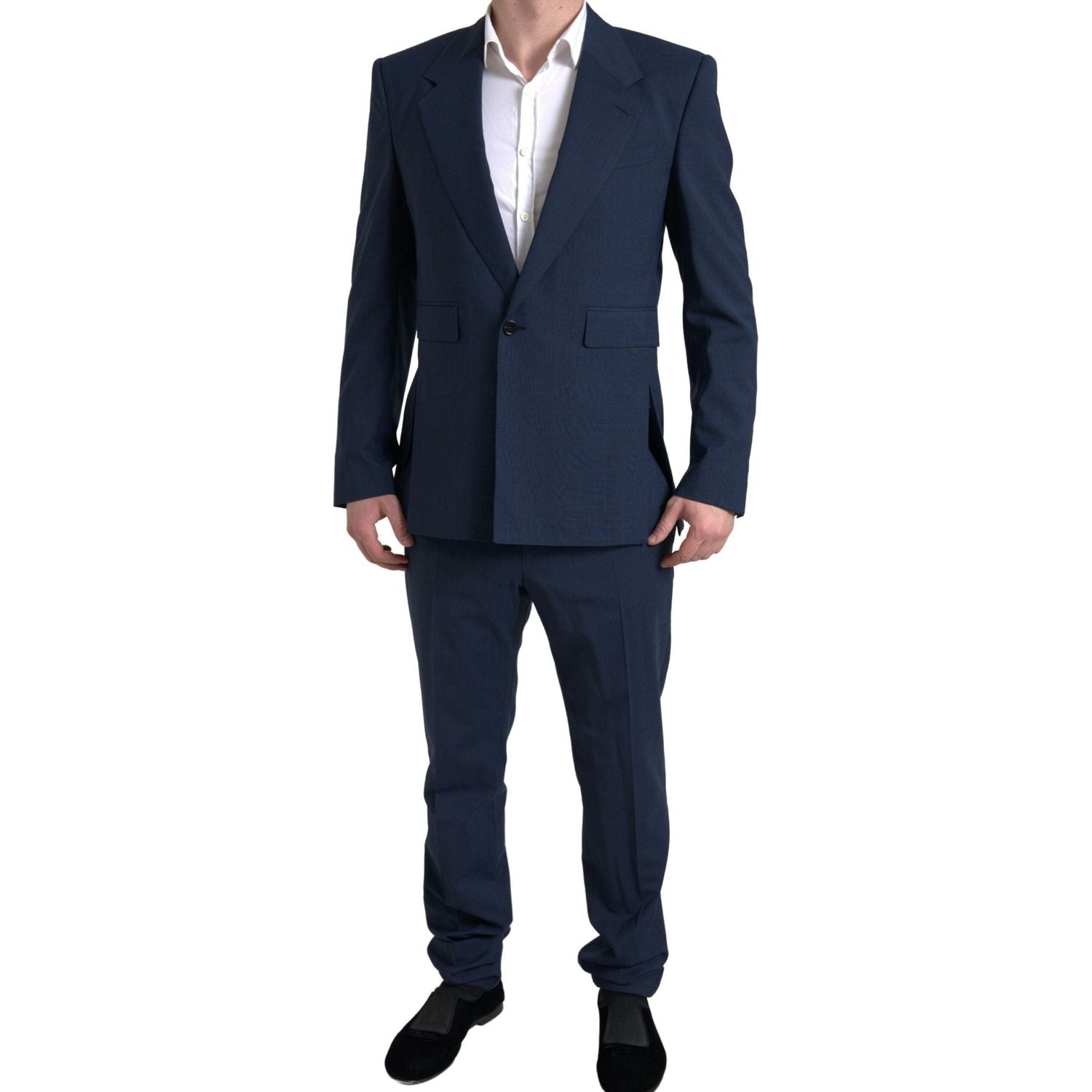 Dolce & Gabbana Blue 2 Piece Single Breasted SICILIA Suit