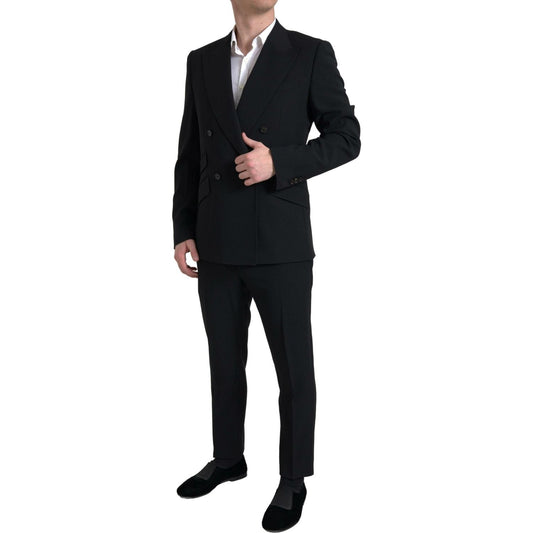 Dolce & Gabbana Elegant Slim Fit Double Breasted Suit Dolce & Gabbana