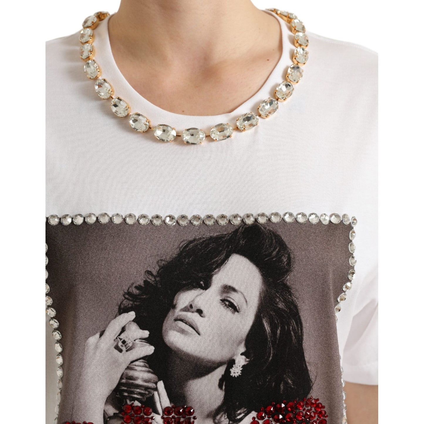 Dolce & Gabbana J.Lo Portrait Crystal Tee – Limited Edition Dolce & Gabbana