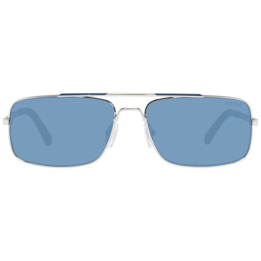 Guess Silver Men Sunglasses Guess